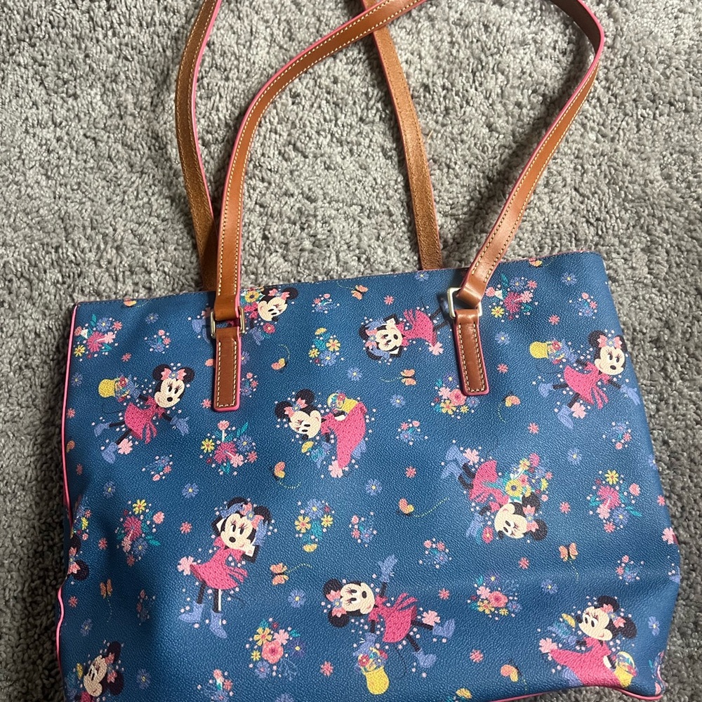 NWOT Dooney & Bourke Epcot Flower and Garden Minnie Tote - Picture 2 of 3